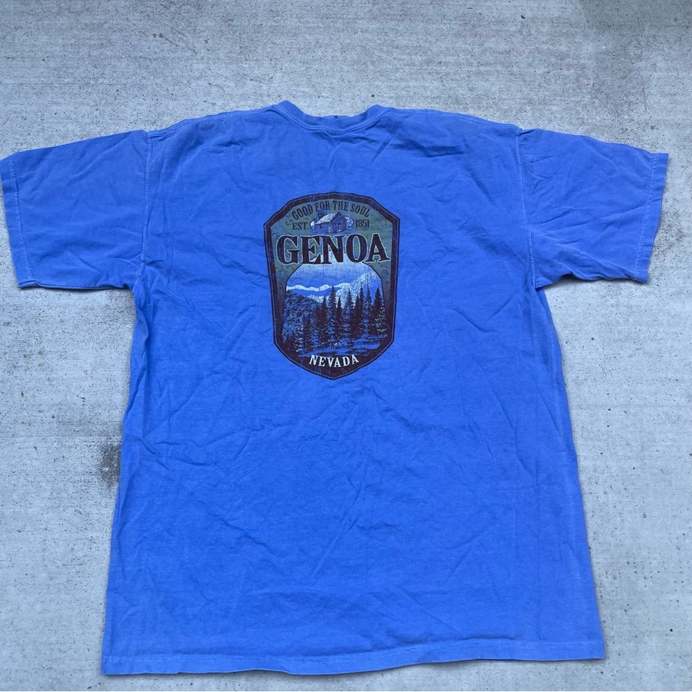 Comfort Colors Blue Genoa Graphic Tee